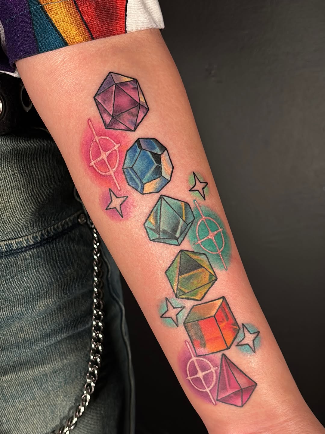 Tattoo by @elle_tattooer — geometric