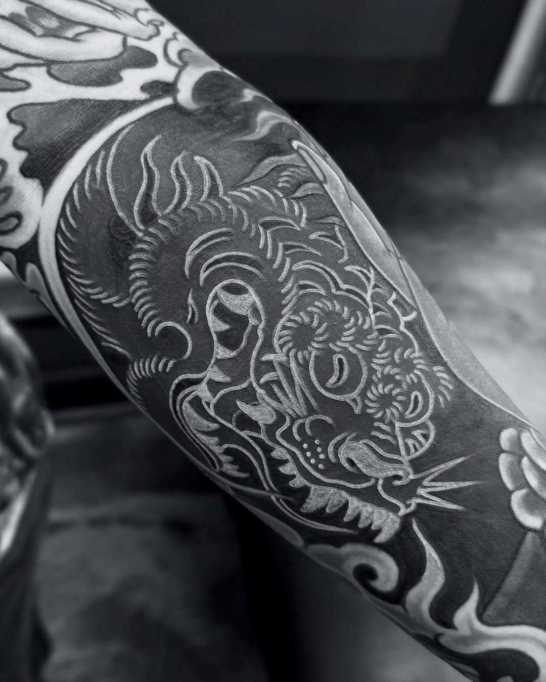 Tattoo by @marcosrivera_tattoo — japanese_irezumi, blackwork