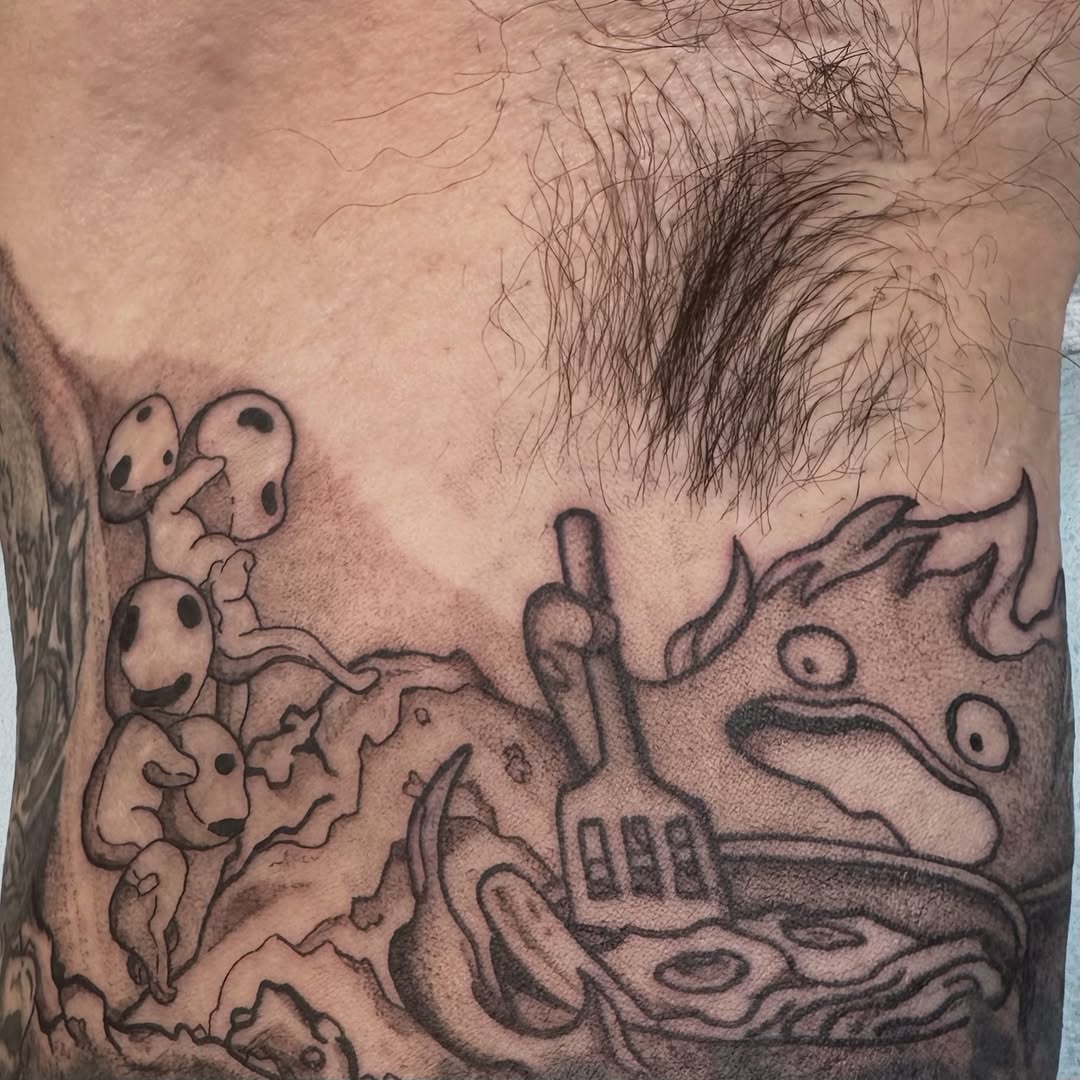 Tattoo by @beelzebubbers — new_school, illustrative