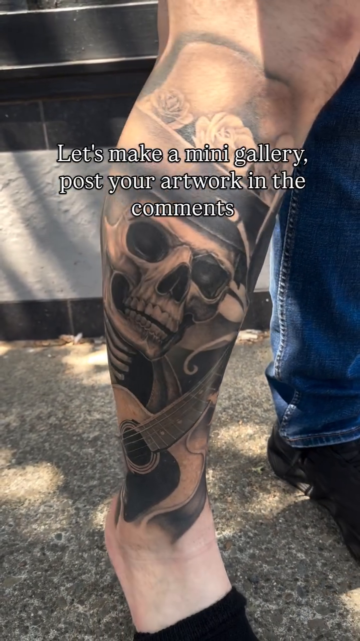 Tattoo by @inktherapy916 โ black_and_grey, realism