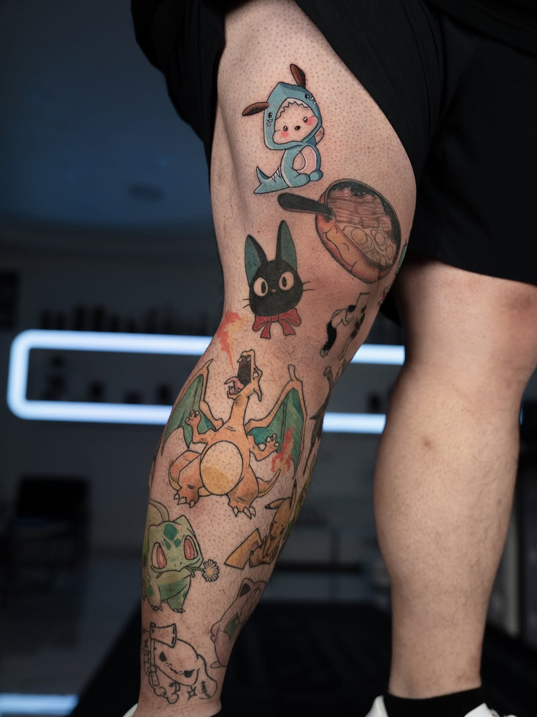Tattoo by @keebs_sdt โ illustrative, anime