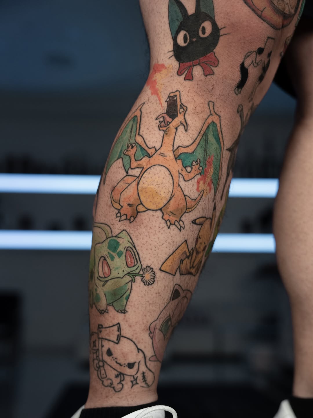 Tattoo by @keebs_sdt โ illustrative, anime