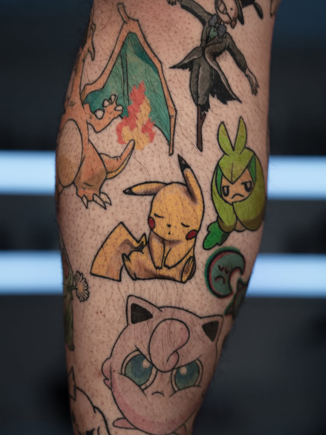 Tattoo by @keebs_sdt โ illustrative, anime