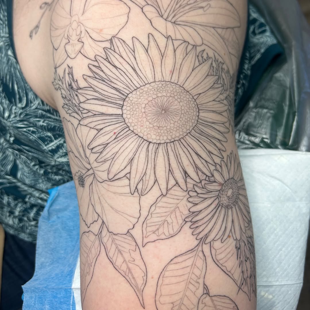 Tattoo by @tattoosbykage — illustrative, fine_line
