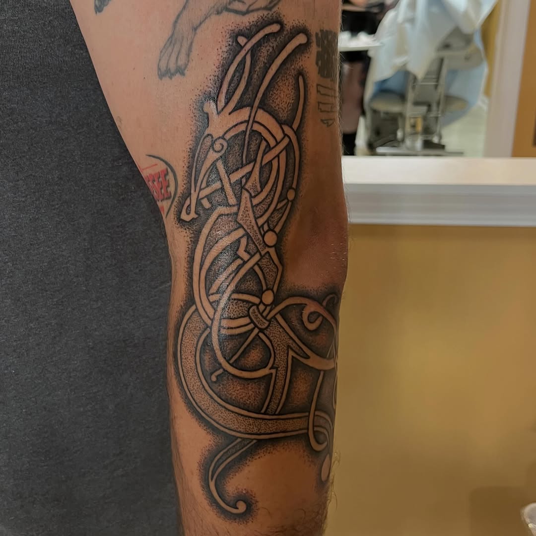 Tattoo by @ghost_world_studios — geometric, dotwork