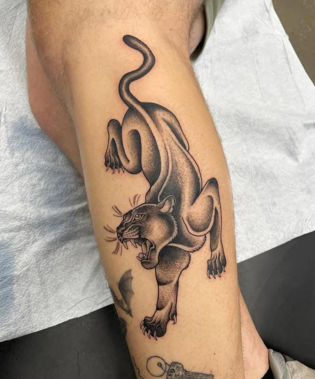 Tattoo by @tattoosbyfinno — black_and_grey, realism