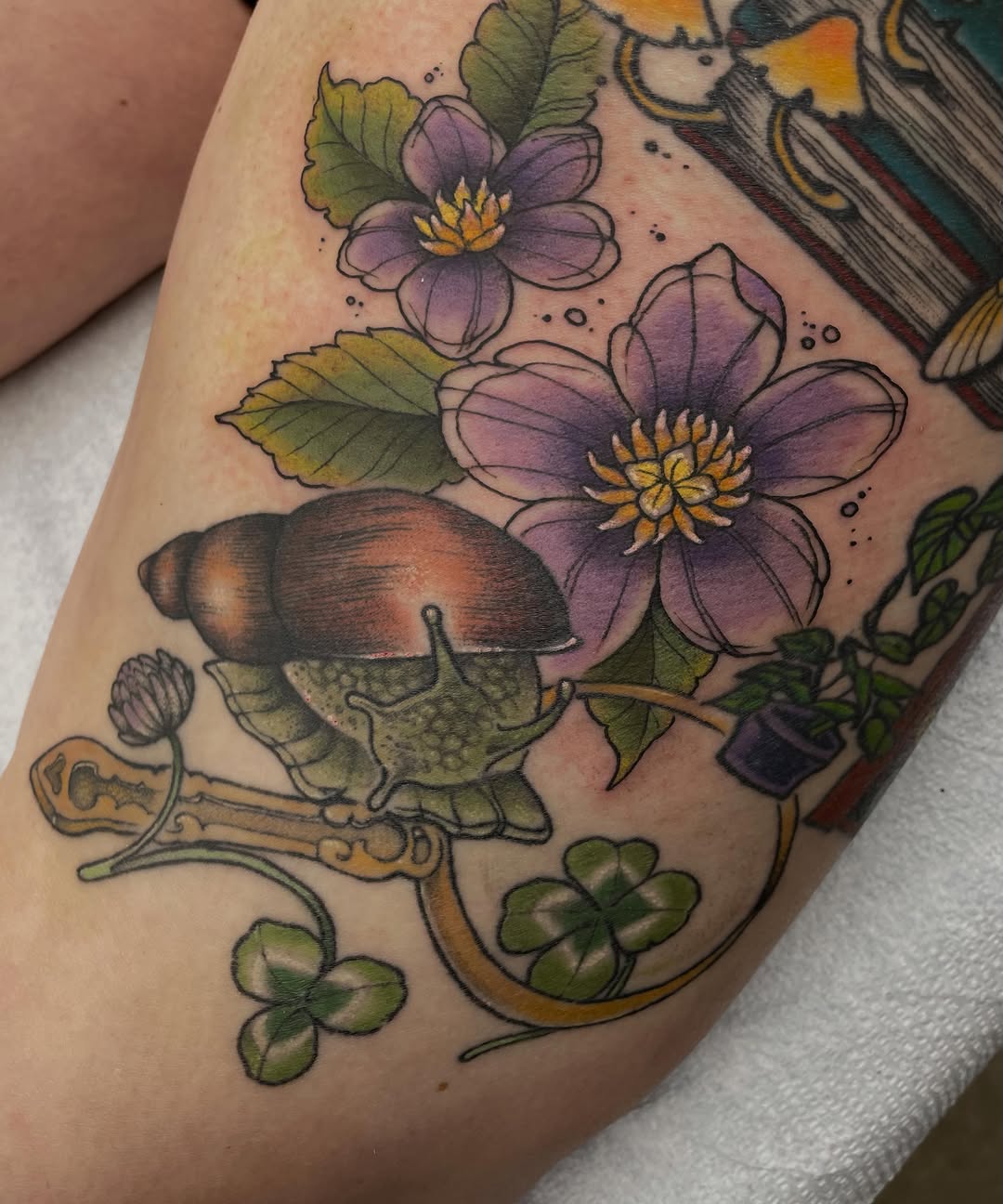 Tattoo by @tattoosbyfinno — watercolor