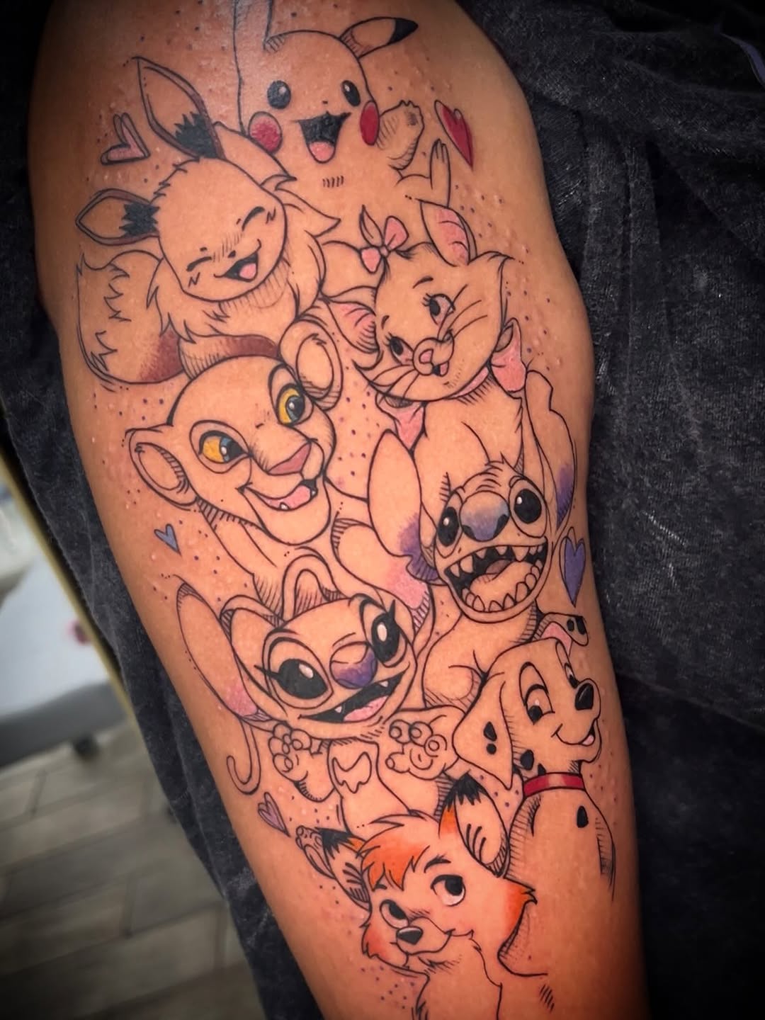 Tattoo by @bitesizedink โ anime