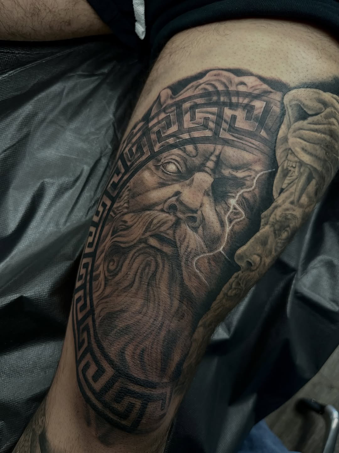 Tattoo by @scott.cole.tattoo — realism, black_and_grey