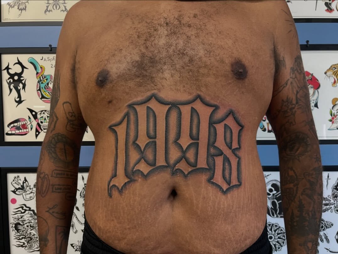 Tattoo by @sappy_tattoos_ — lettering_script, chicano
