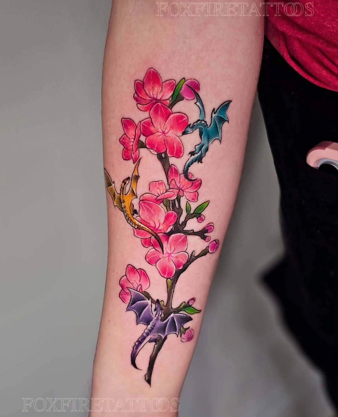 Tattoo by @foxfiretattoos — new_school, illustrative