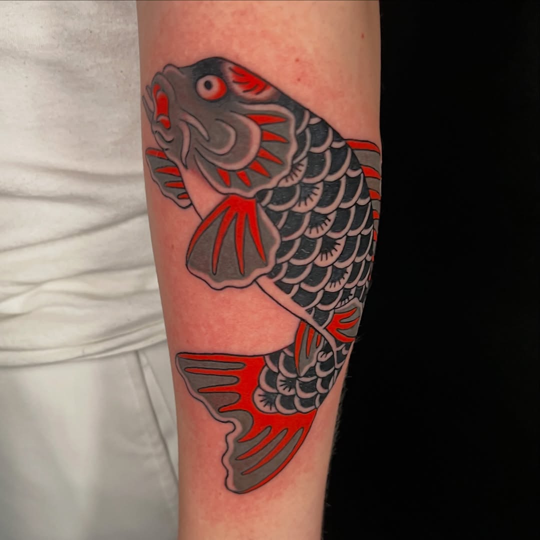 Tattoo by @inkedbybrianpdx — japanese_irezumi, black_and_grey