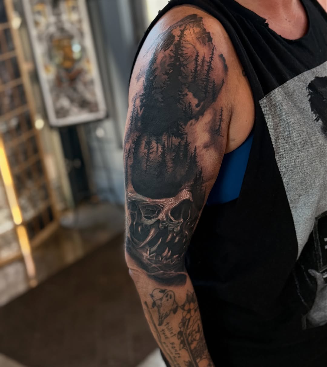 Tattoo by @mileshaysmith_ttt — realism, dark_realism