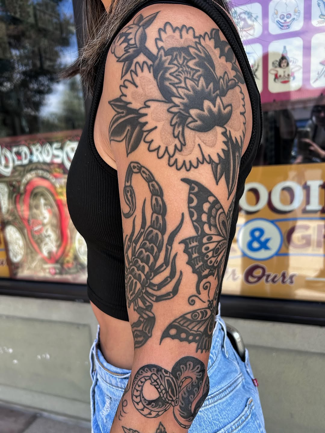 Tattoo by @jademckenzietattoo — american_traditional, blackwork