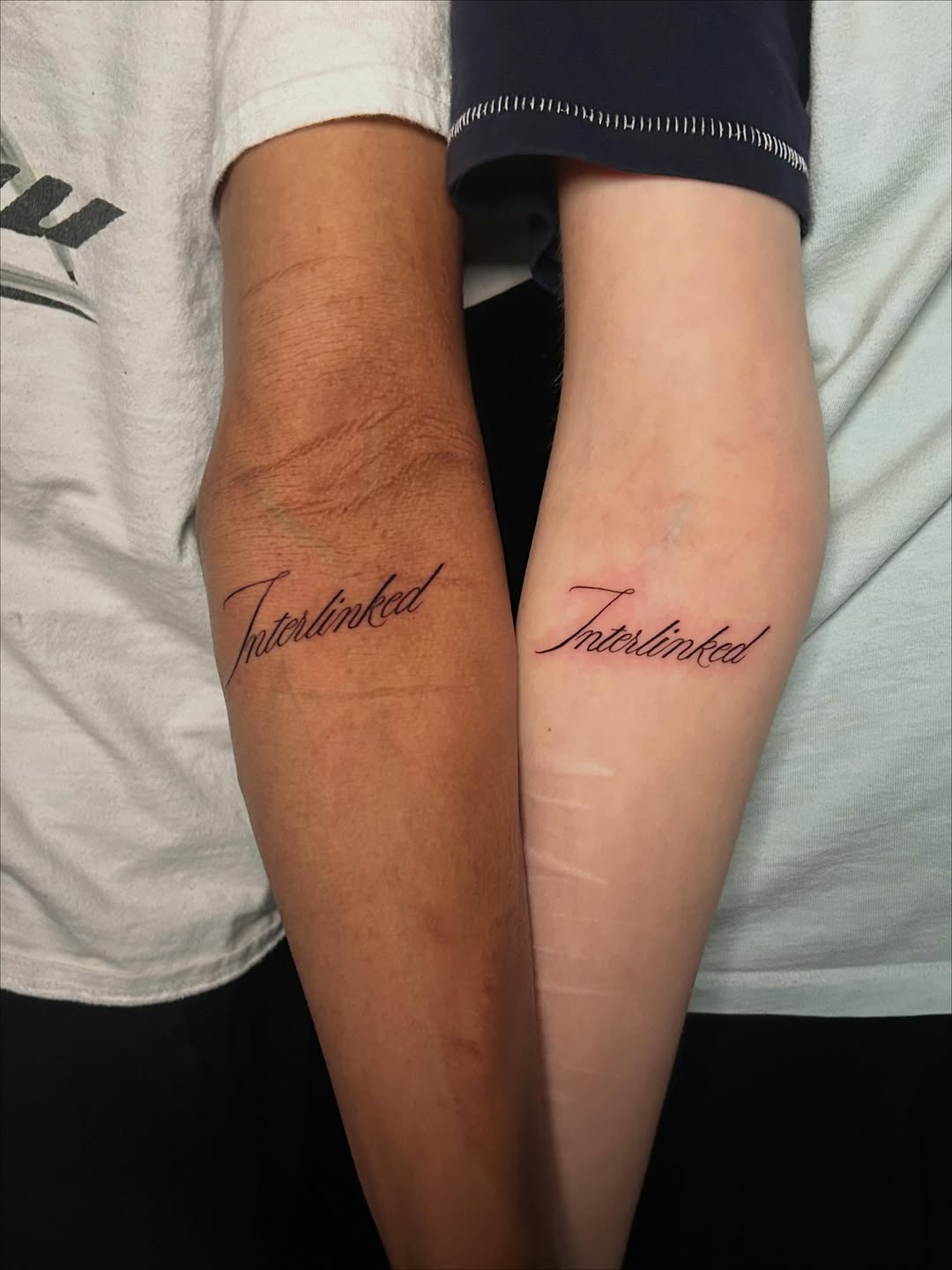 Tattoo by @emilybee_tattoos — lettering_script, fine_line