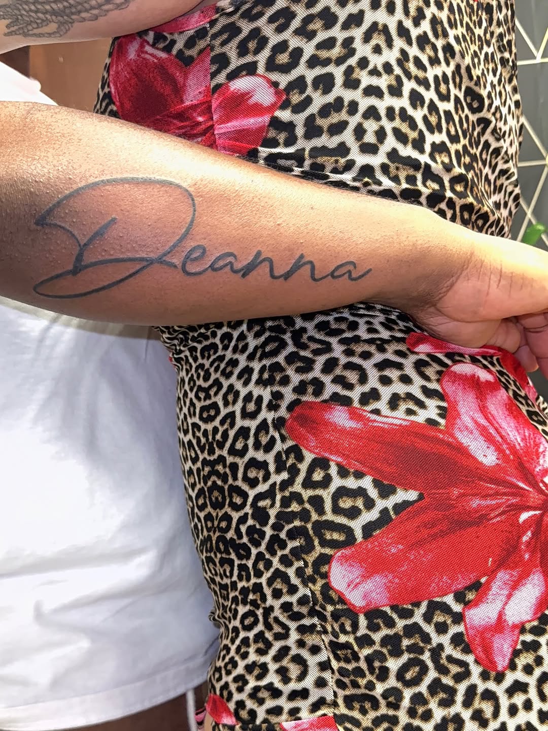 Tattoo by @xotic_inkk โ lettering_script, fine_line