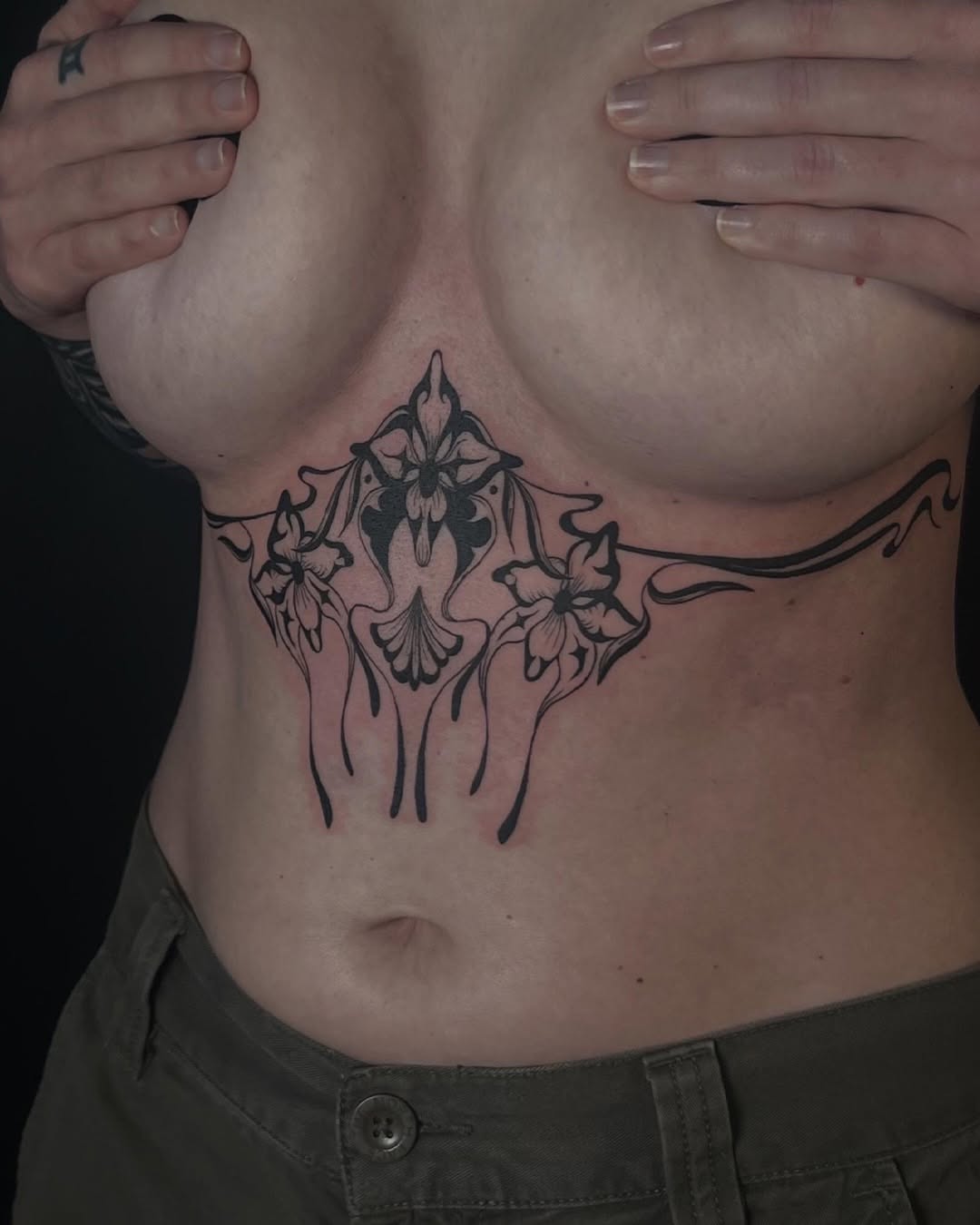 Tattoo by @aldentetattoo — blackwork, ornamental