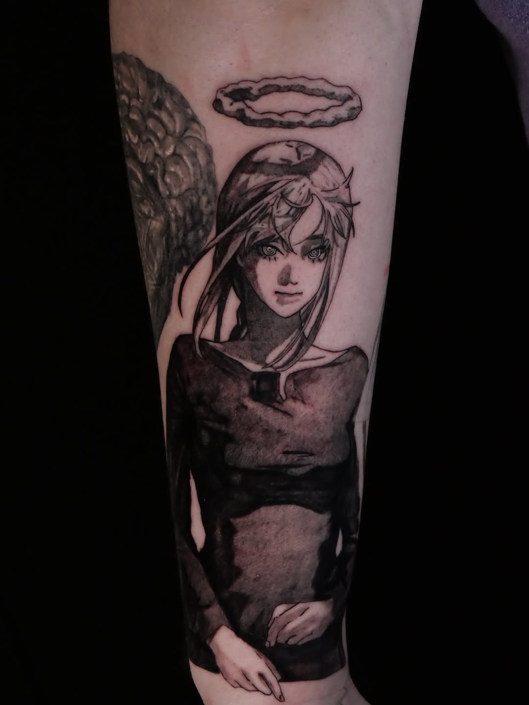 Tattoo by @eclipsedscarletart — realism