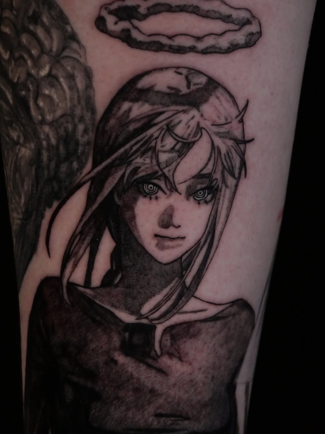 Tattoo by @eclipsedscarletart — anime