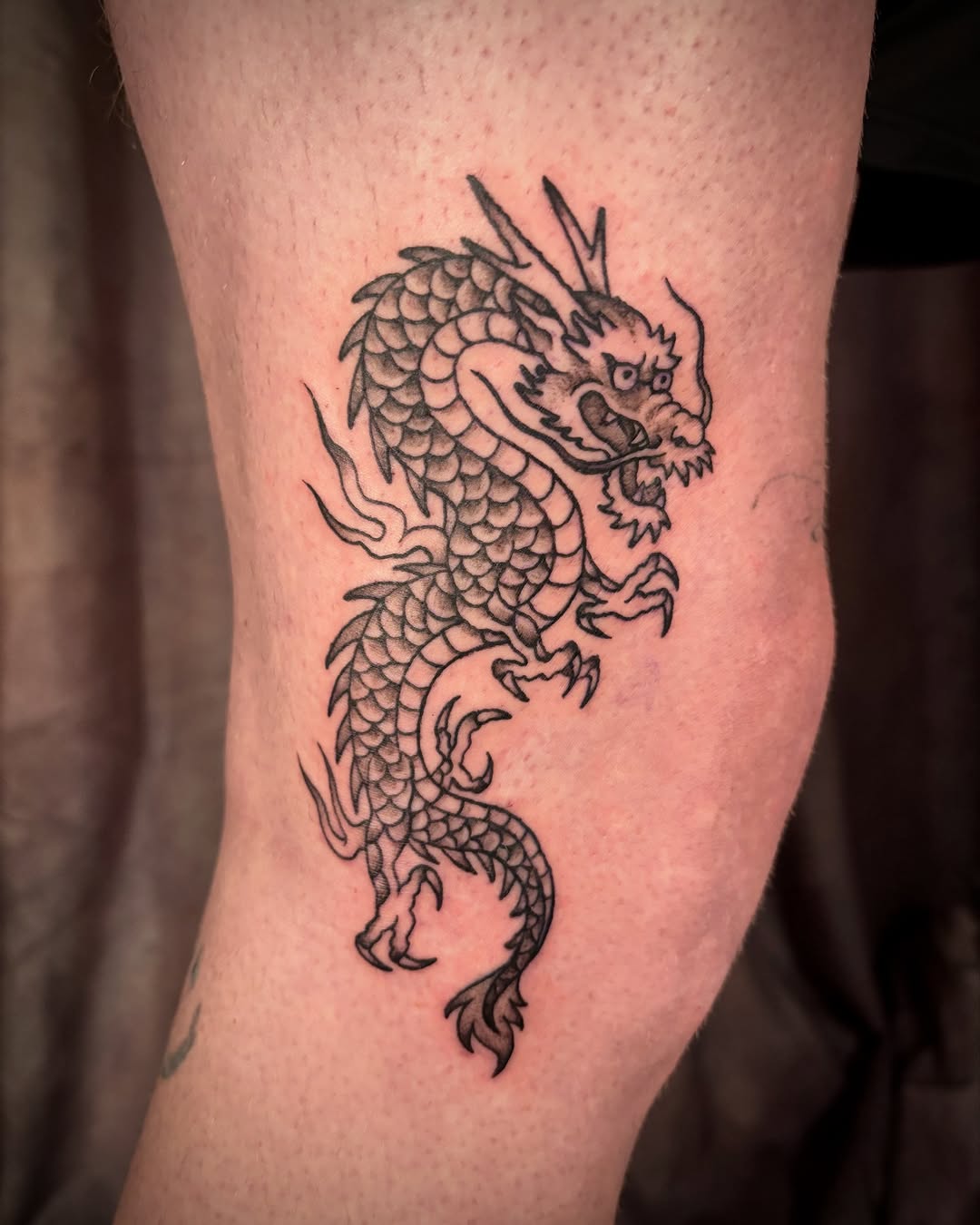 Tattoo by @josef.tatu — japanese_irezumi, black_and_grey