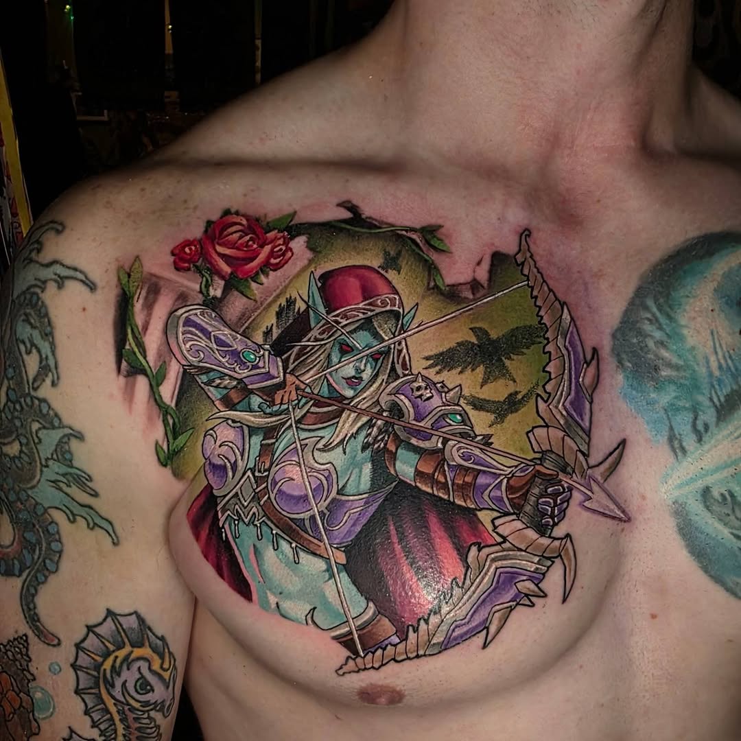 Tattoo by @coryhandtattoos โ anime, realism