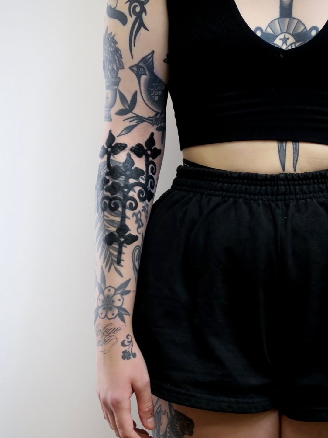 Tattoo by @_humanwreck — black_and_grey