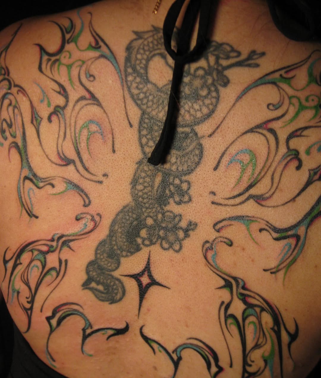 Tattoo by @myjinju.tattoo — japanese_irezumi, ornamental