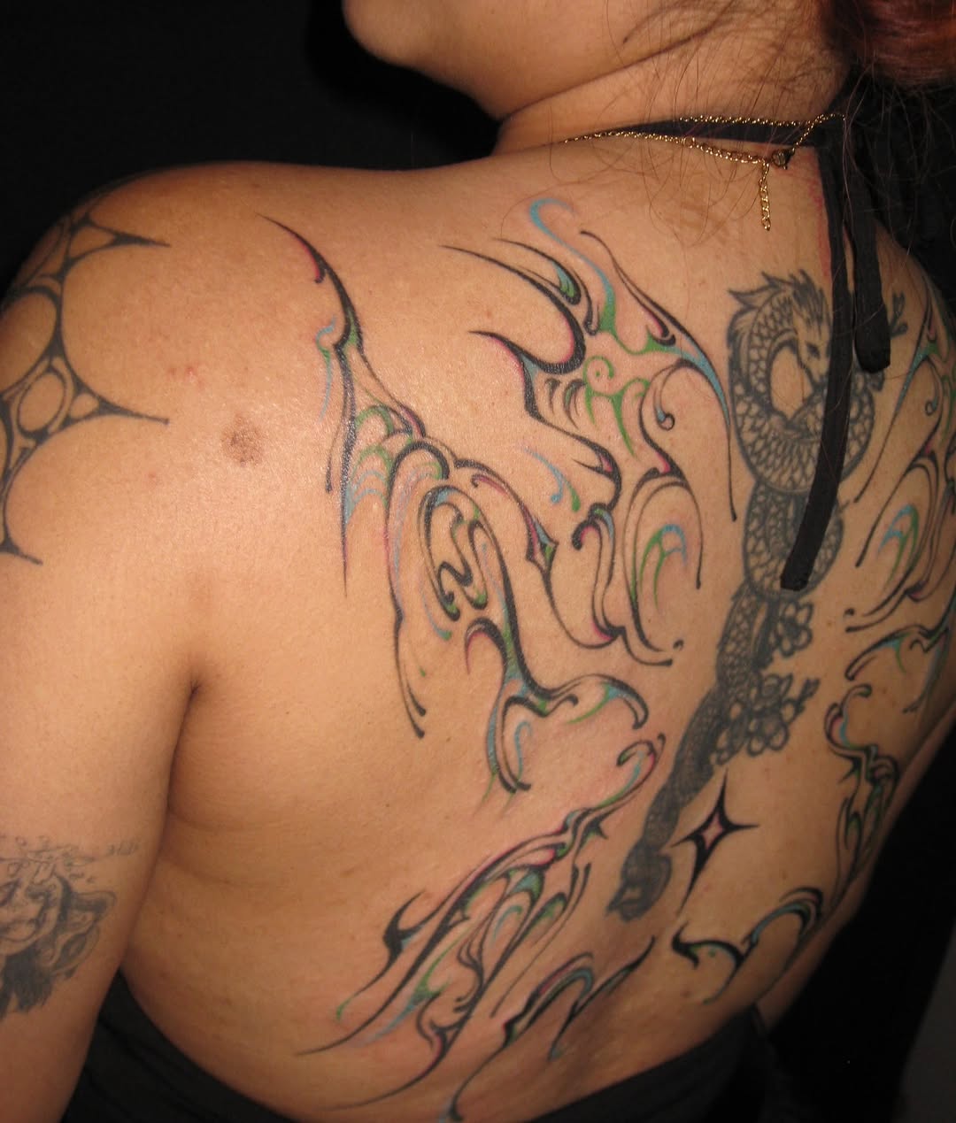Tattoo by @myjinju.tattoo — tribal, blackwork
