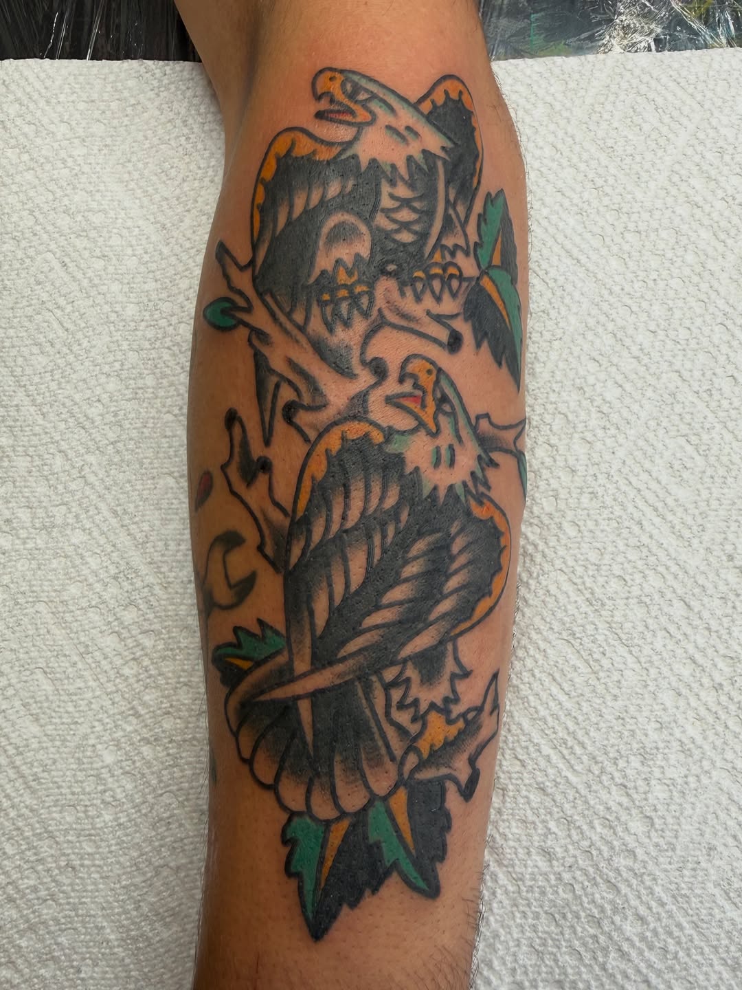 Tattoo by @_bananaz._ — american_traditional, illustrative
