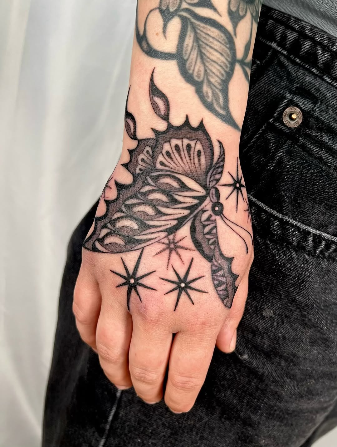 Tattoo by @katnoirink โ black_and_grey, ornamental