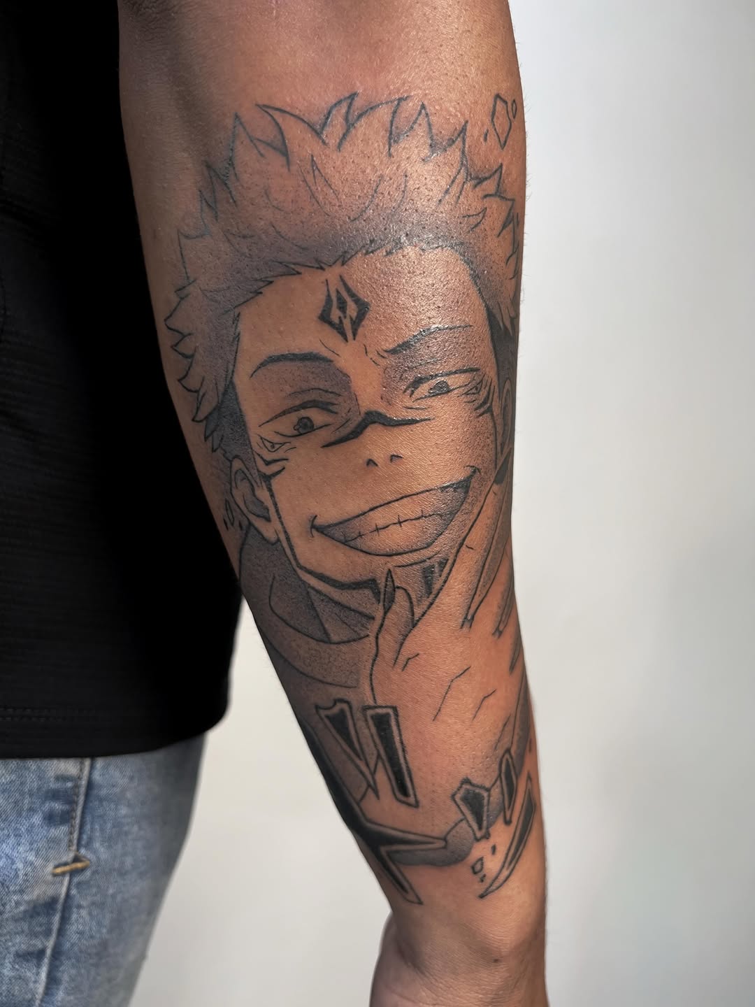 Tattoo by @pariente__chan — anime