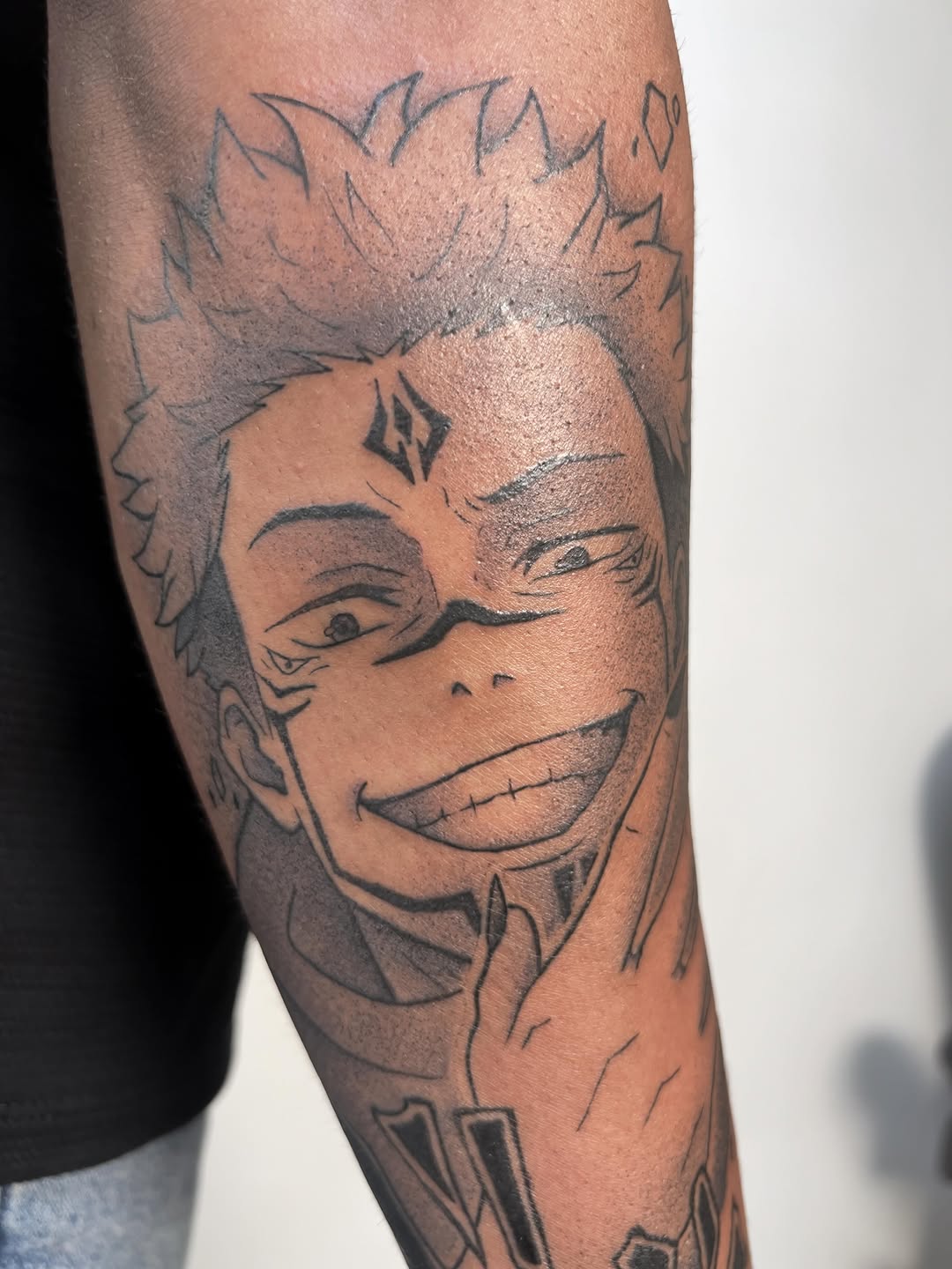 Tattoo by @pariente__chan — anime