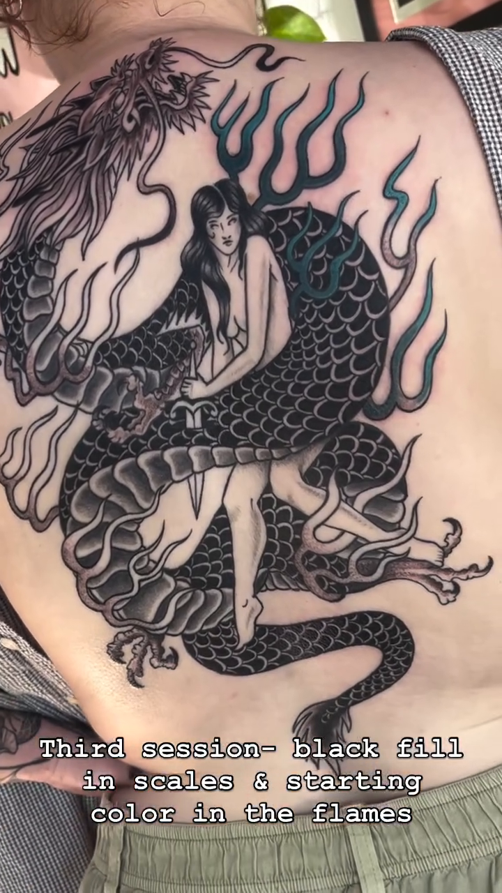 Tattoo by @mad.anthonytattoo — japanese_irezumi, black_and_grey