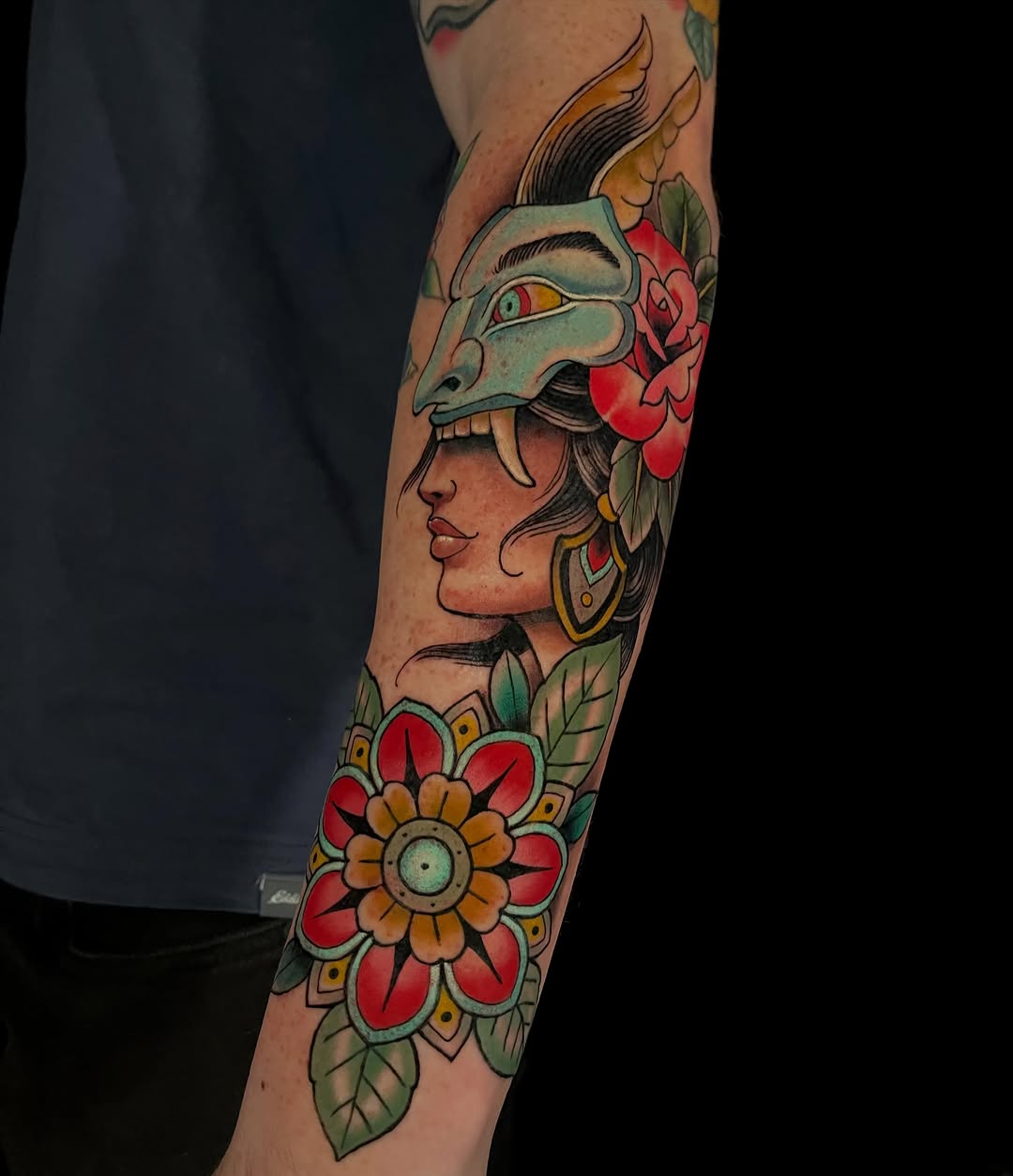 Tattoo by @dazzlefritz — neo_traditional, japanese_irezumi