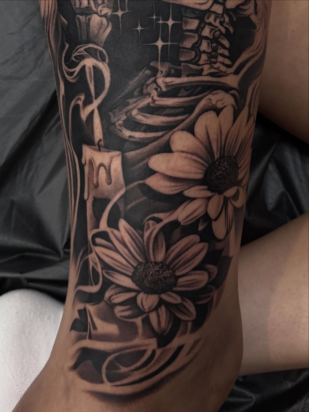 Tattoo by @medusa_michelletattoos — black_and_grey, realism