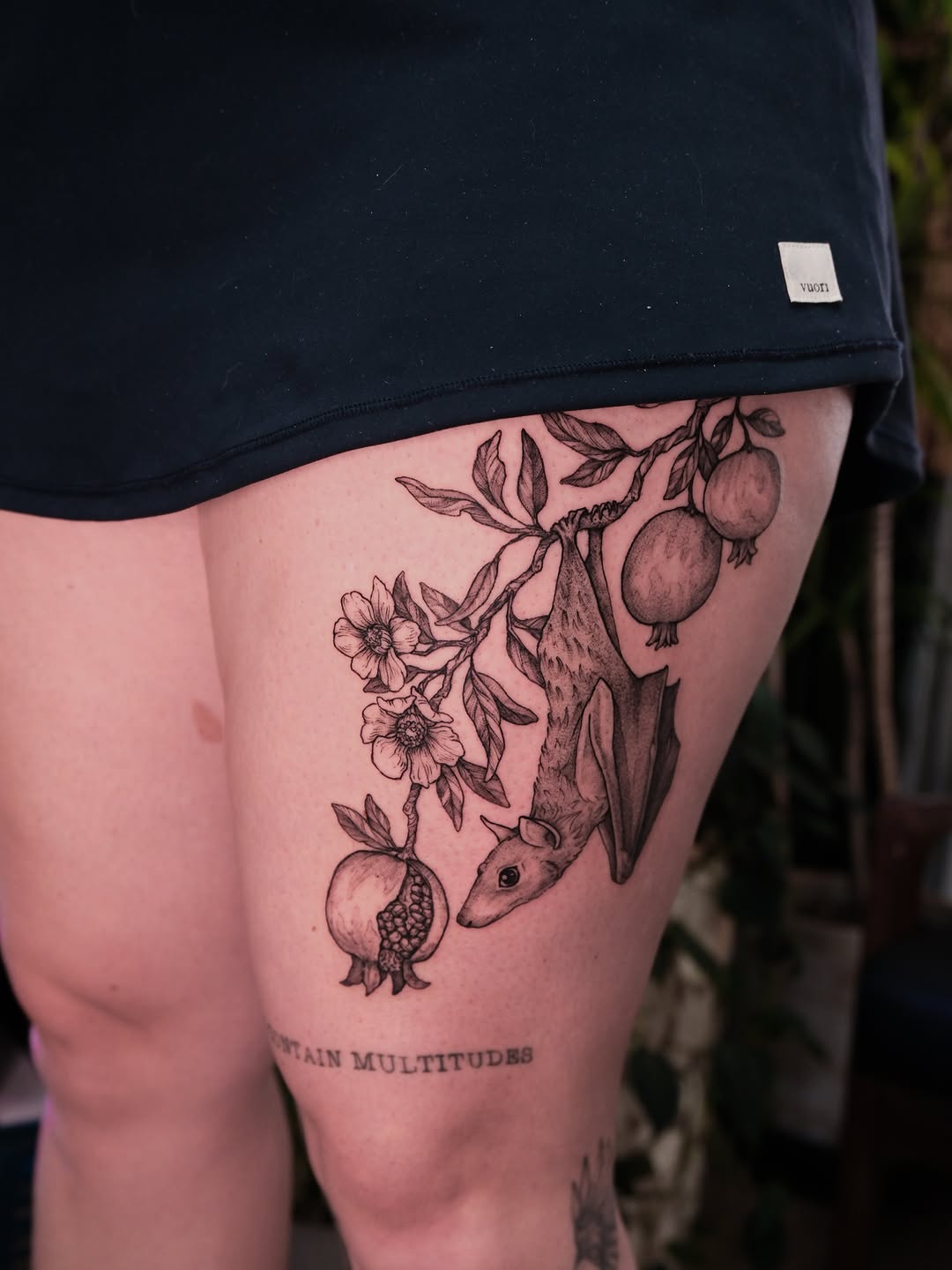 Tattoo by @fortytwojudges — black_and_grey, realism