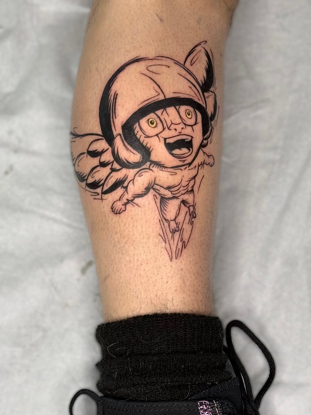 Tattoo by @night.owl.tattoo โ anime, sketch