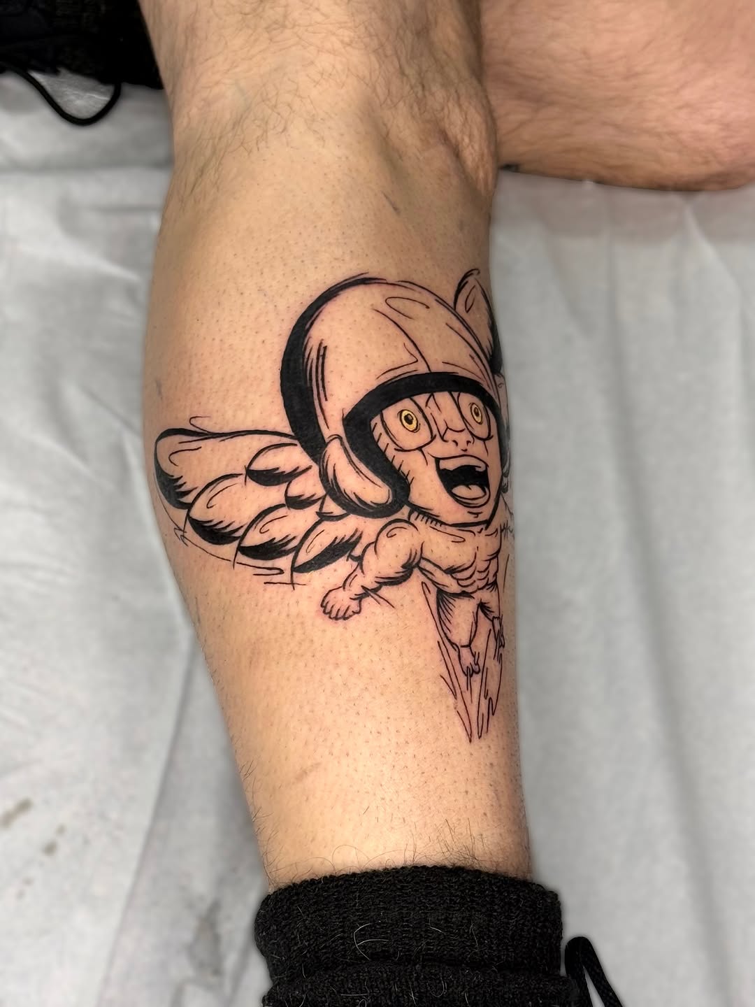 Tattoo by @night.owl.tattoo โ anime, sketch