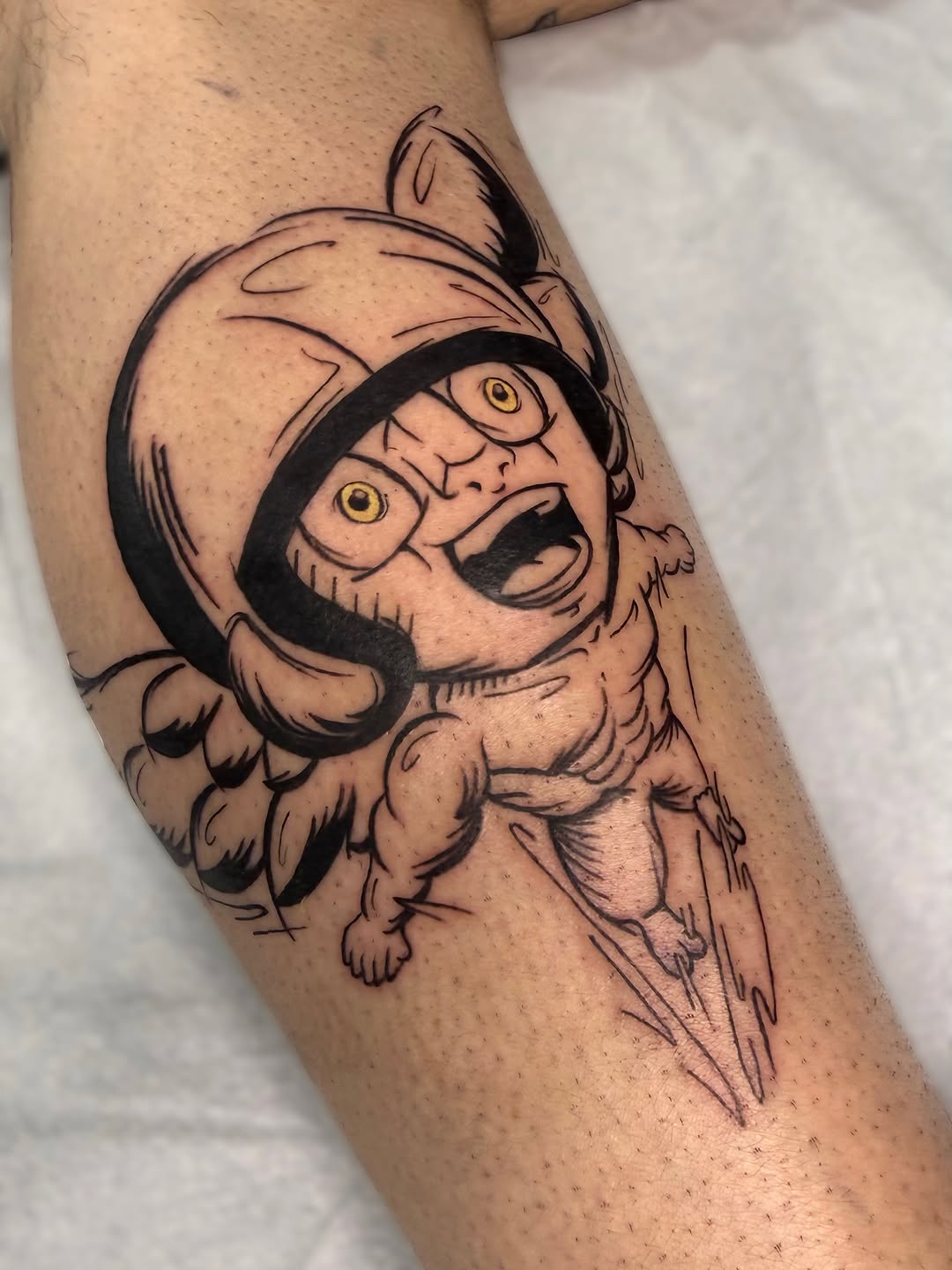 Tattoo by @night.owl.tattoo โ new_school, anime