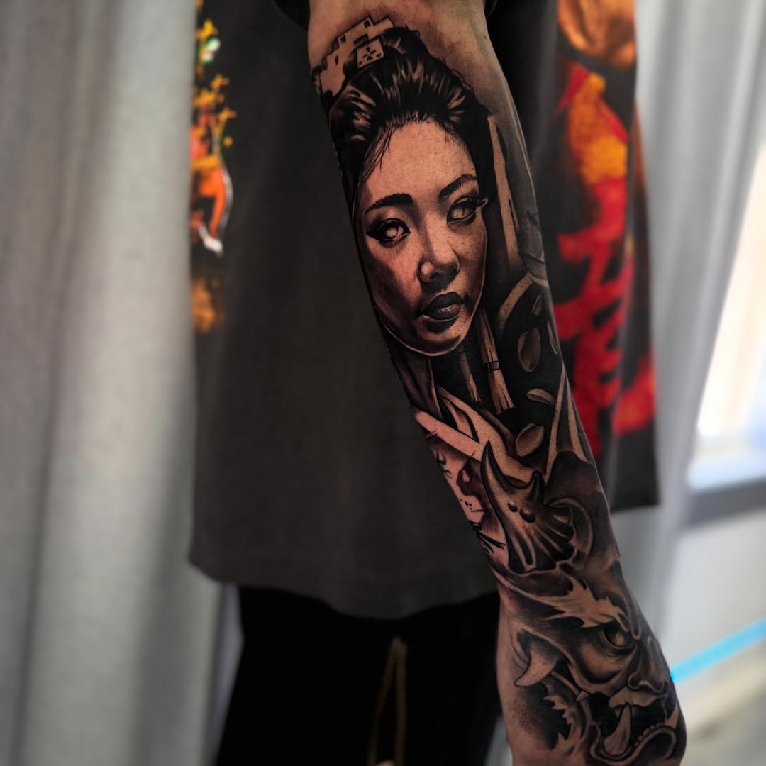 Tattoo by @isiahtats — realism, black_and_grey