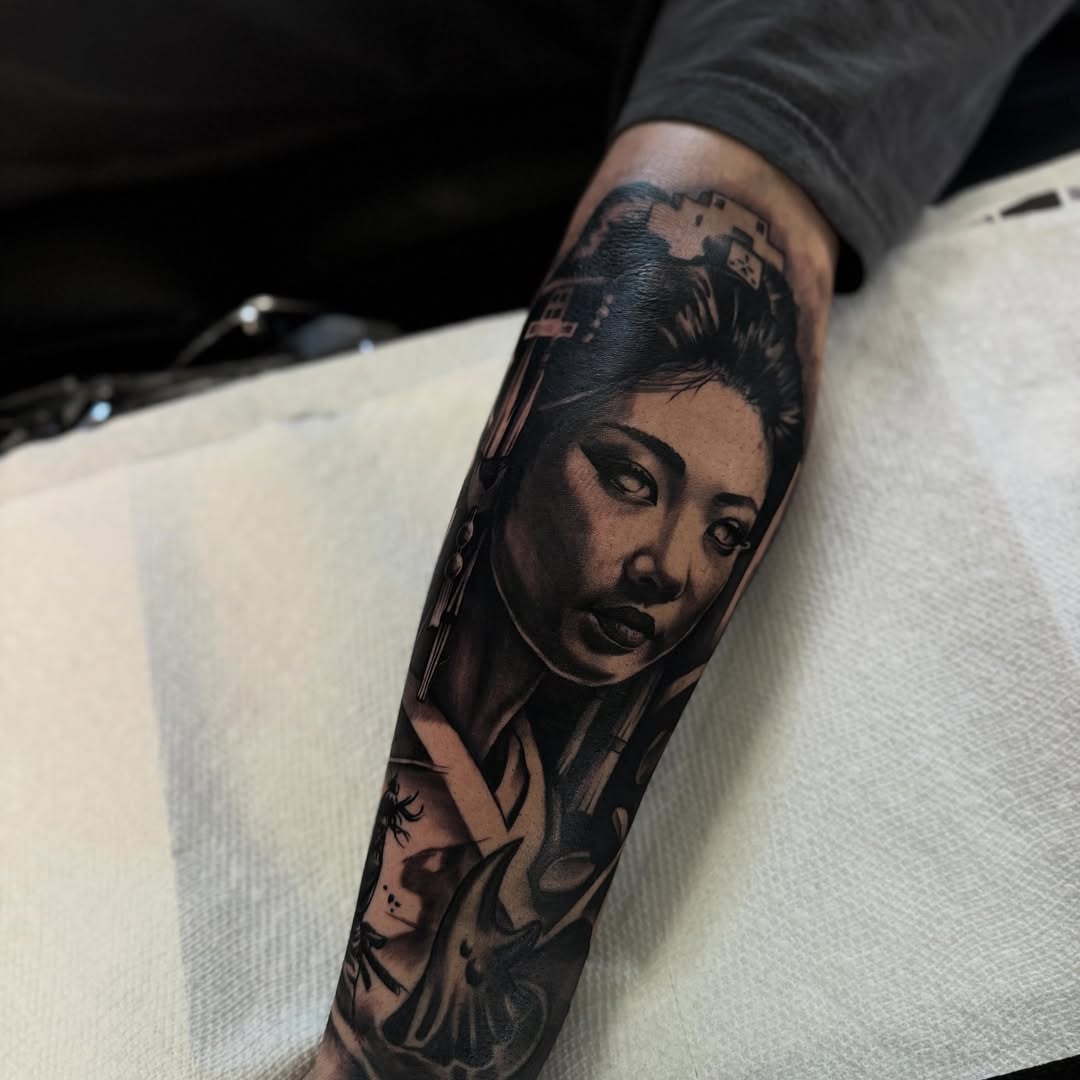Tattoo by @isiahtats — black_and_grey, realism