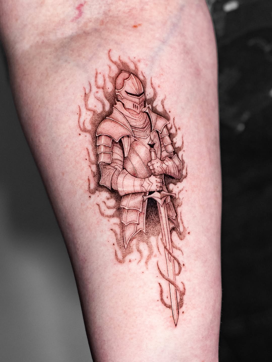 Tattoo by @hvy_krm β black_and_grey