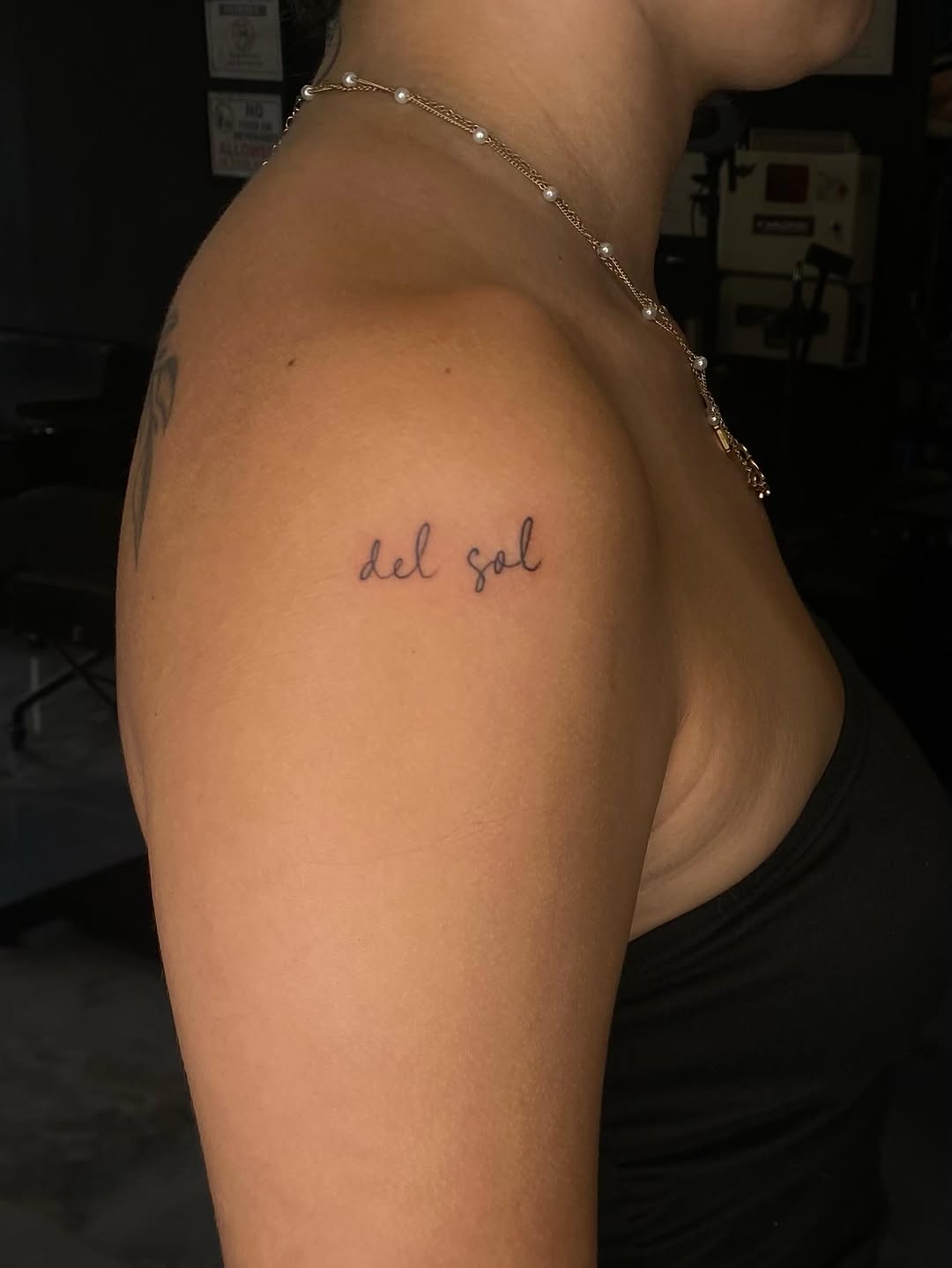 Tattoo by @lopez_art_tattoo — lettering_script, fine_line