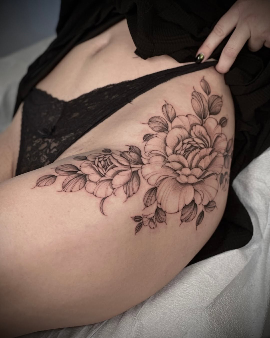 Tattoo by @michatattoos — fine_line, black_and_grey