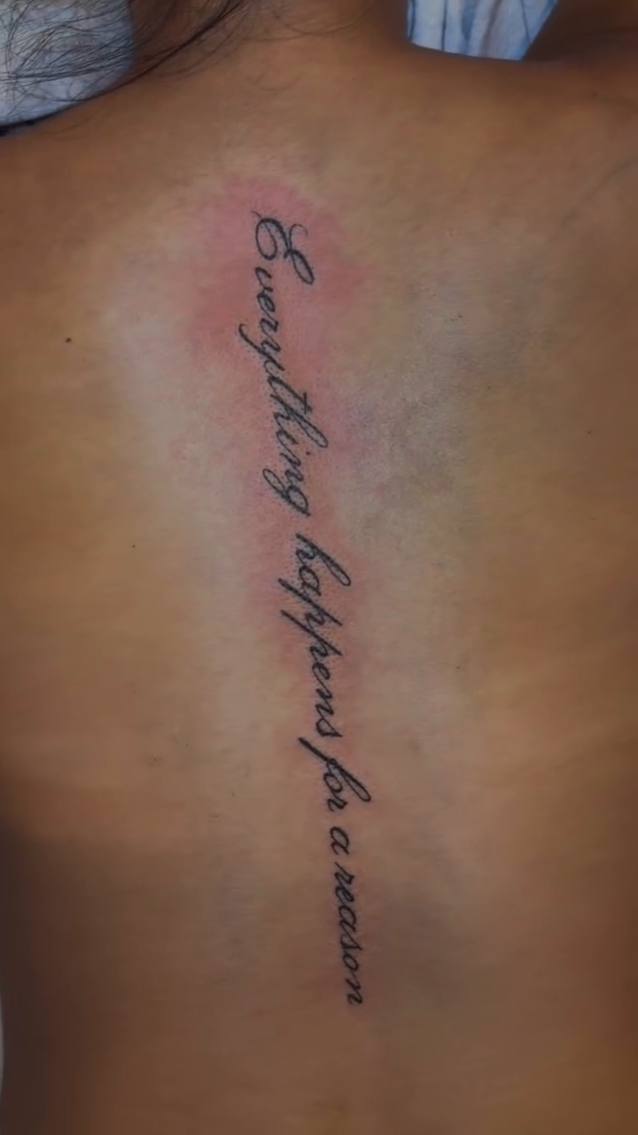 Tattoo by @61904tattoos β lettering_script, fine_line