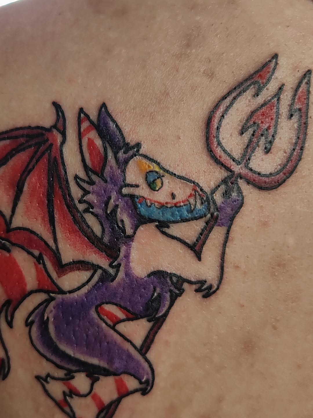 Tattoo by @art_from_planetmercury — illustrative, new_school