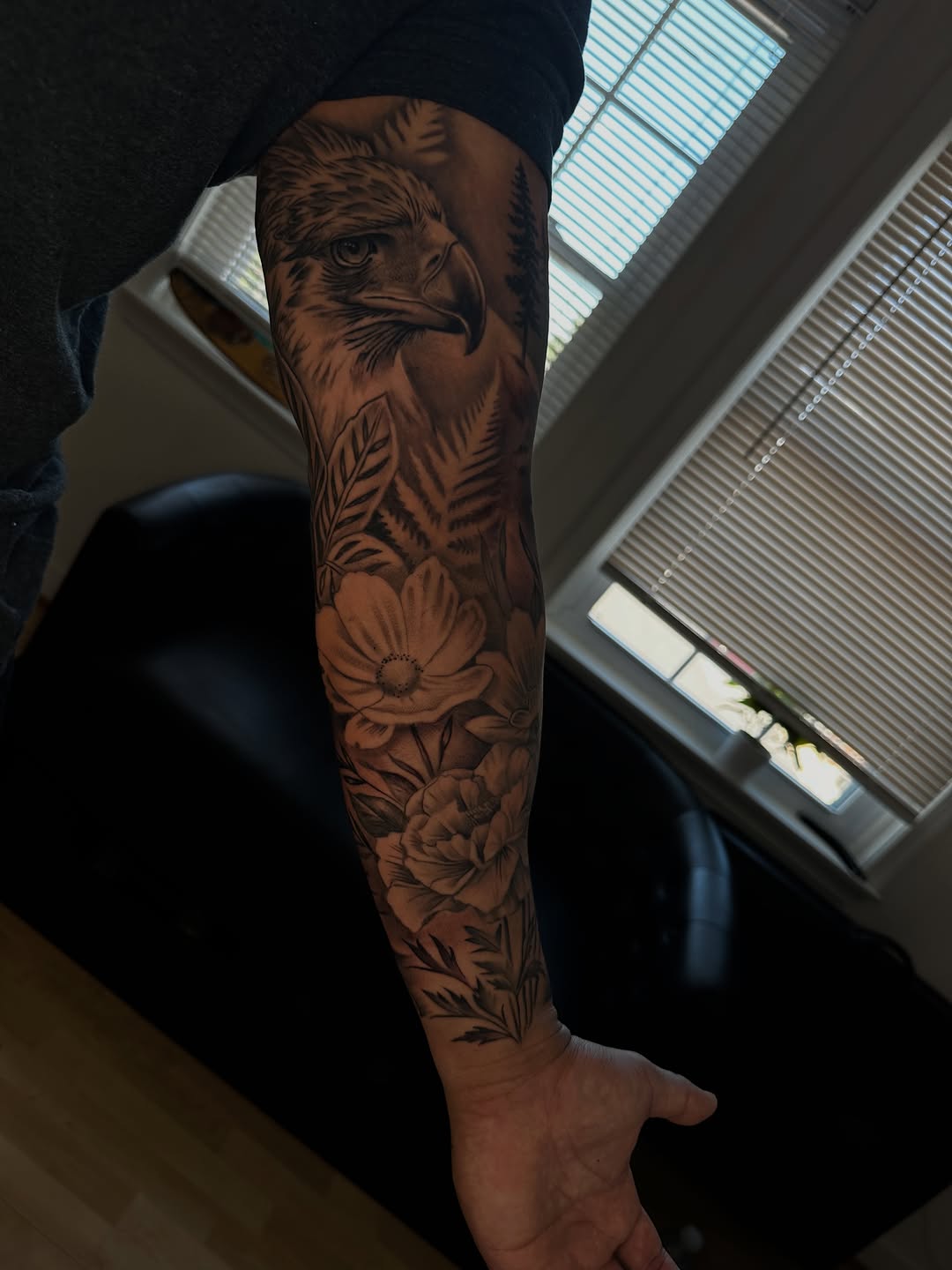 Tattoo by @artofshadow โ realism, black_and_grey