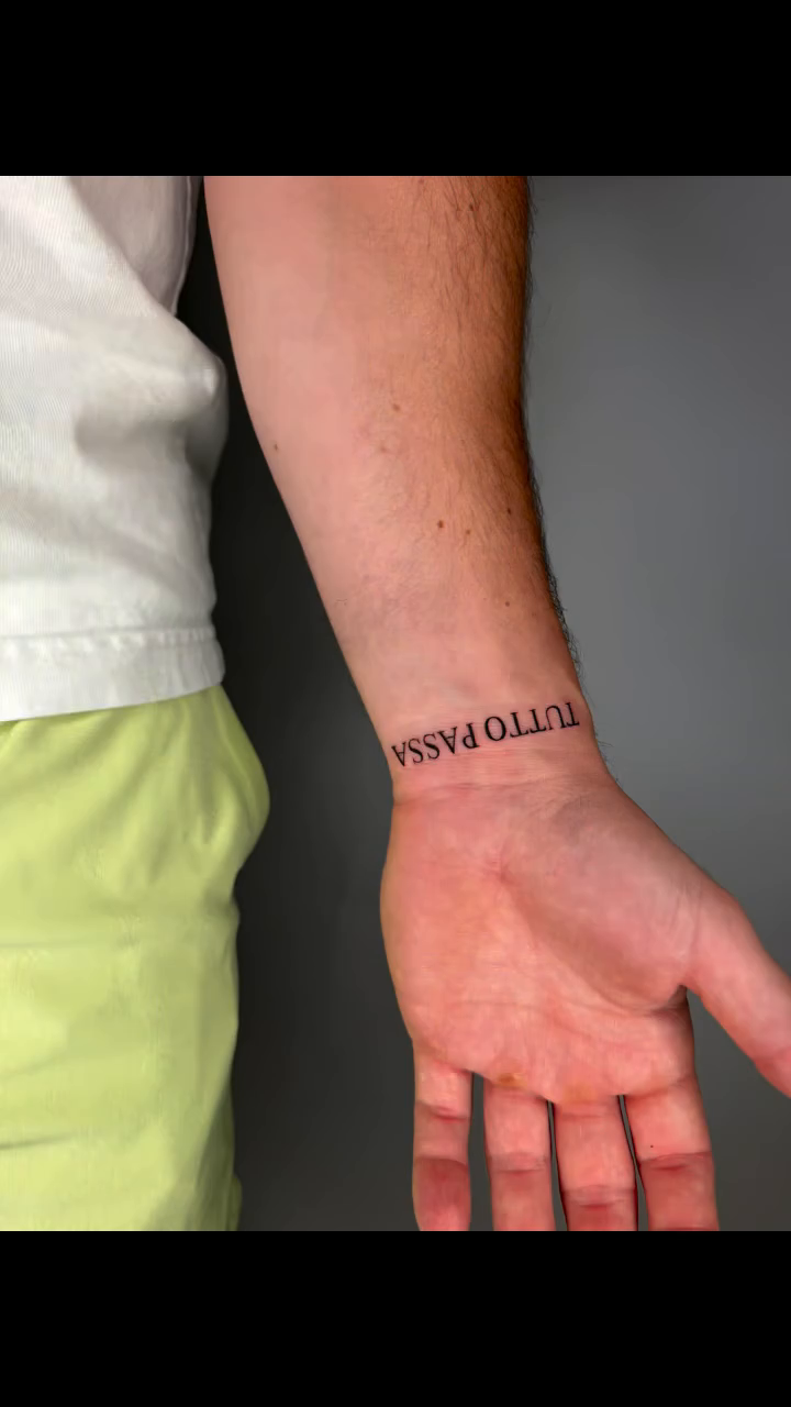 Tattoo by @jermlew_tattoo — lettering_script