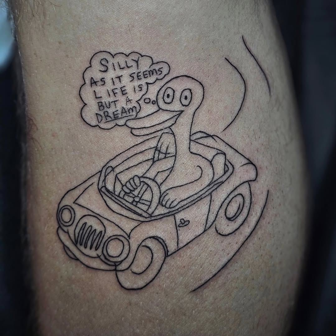 Tattoo by @doveandtoad — ignorant