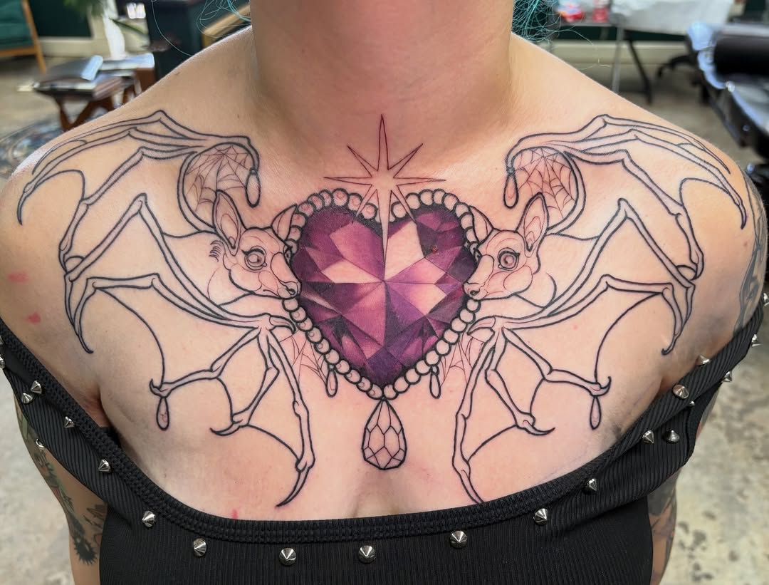 Tattoo by @lem.laugh.luv_tattoo — neo_traditional, black_and_grey